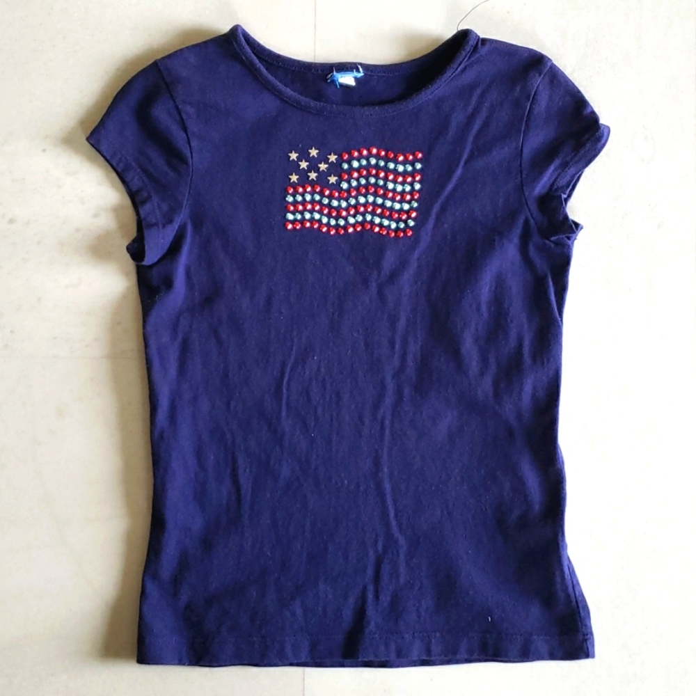 Girls size small patriotic Tshirt